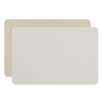 ADJ Прямоугольный плейсмат, 45x30 см., цвет: белый/панна котта