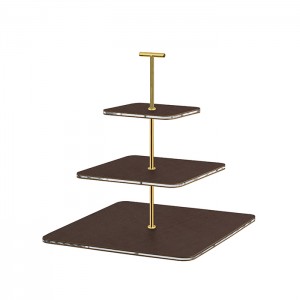 ADJ Сервировочная стойка 30x30xH35см., ручка Т, цвет: шоколад/фурнитура золото ADJ Сервировочная стойка 30x30xH35см., ручка Т, цвет: шоколад/фурнитура золото