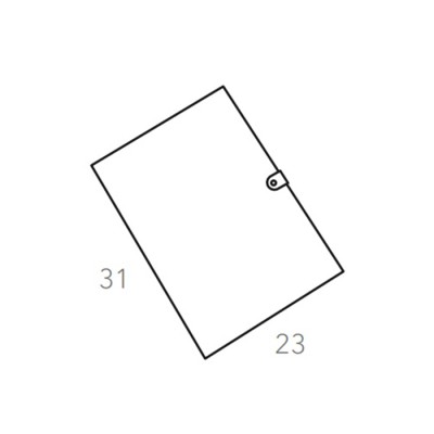 ADJ Папка для бумаг А4, 23x31 см., цвет: горчичный/оливковый