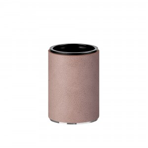 ADJ Стакан для зубных щеток, D7xH10 см., цвет:chrome/пепельная роза ADJ Стакан для зубных щеток, D7xH10 см., цвет:chrome/пепельная роза