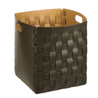 ADJ Корзинка Bottega, 35x35xH40 см., цвет: оливковый/горчичный ADJ Корзинка Bottega, 35x35xH40 см., цвет: оливковый/горчичный