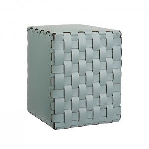 ADJ Пуф, 35x35xH40 см., цвет: небесный/эвкалипт ADJ Пуф, 35x35xH40 см., цвет: небесный/эвкалипт