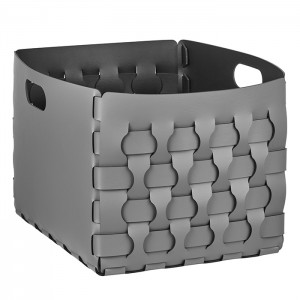 ADJ Корзинка Dubai, 35x40xH30 см., цвет: серый/черный ADJ Корзинка Dubai, 35x40xH30 см., цвет: серый/черный