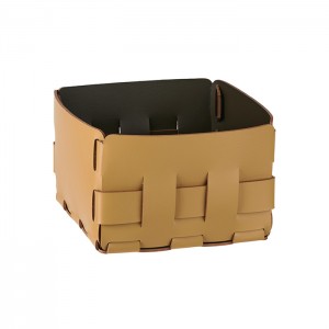 ADJ Корзинка Mini Bottega, 19x19xH13 см., цвет: горчичный/оливковый ADJ Корзинка Mini Bottega, 19x19xH13 см., цвет: горчичный/оливковый