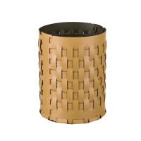 ADJ Корзина Bottega, D20xH25 см., цвет: горчичный/оливковый ADJ Корзина Bottega, D20xH25 см., цвет: горчичный/оливковый