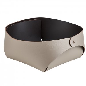 ADJ Корзинка Flora, 20x20xH9 см., цвет: капучино/шоколад ADJ Корзинка Flora, 20x20xH9 см., цвет: капучино/шоколад