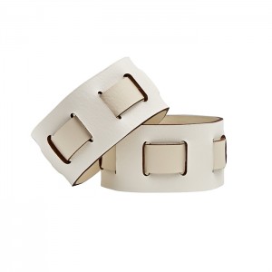 ADJ Кольцо для салфеток Bottega, D5 см., цвет: белый/панна котта ADJ Кольцо для салфеток Bottega, D5 см., цвет: белый/панна котта