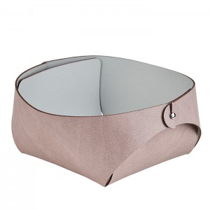 ADJ Корзинка Flora, 15x15xH7 см., цвет: пепельная роза/устричный ADJ Корзинка Flora, 15x15xH7 см., цвет: пепельная роза/устричный