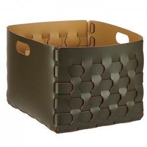 ADJ Корзинка Dubai, 35x40xH30 см., цвет: оливковый/горчичный ADJ Корзинка Dubai, 35x40xH30 см., цвет: оливковый/горчичный