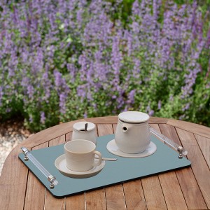 ADJ Поднос Linfinito, 42x36xH5 см., цвет: небесный/эвкалипт, фурнитура графит ADJ Поднос Linfinito, 42x36xH5 см., цвет: небесный/эвкалипт, фурнитура графит