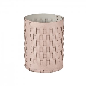 ADJ Корзина Bottega, D20xH25 см., цвет: пепельная роза/устричный ADJ Корзина Bottega, D20xH25 см., цвет: пепельная роза/устричный