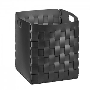 ADJ Корзинка Bottega, 35x35xH40 см., цвет: черный/серый ADJ Корзинка Bottega, 35x35xH40 см., цвет: черный/серый