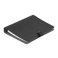 ADJ Блокнот А5, 16,5x25 см., цвет: черный/серый ADJ Блокнот А5, 16,5x25 см., цвет: черный/серый