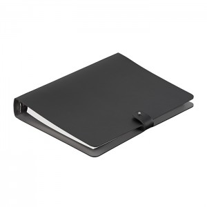 ADJ Блокнот А5, 16,5x25 см., цвет: черный/серый ADJ Блокнот А5, 16,5x25 см., цвет: черный/серый