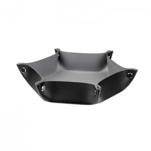 ADJ Мелочница, 15x18xH5 см., цвет: черный/серый ADJ Мелочница, 15x18xH5 см., цвет: черный/серый