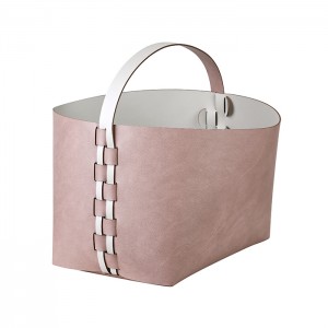 ADJ Корзина, 35x30xH26 см., цвет: пепельная роза/устричный ADJ Корзина, 35x30xH26 см., цвет: пепельная роза/устричный