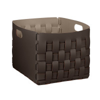 ADJ Корзинка Bottega, 35x40xH30 см., цвет: шоколад/капучино ADJ Корзинка Bottega, 35x40xH30 см., цвет: шоколад/капучино