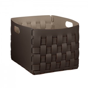 ADJ Корзинка Bottega, 35x40xH30 см., цвет: шоколад/капучино ADJ Корзинка Bottega, 35x40xH30 см., цвет: шоколад/капучино
