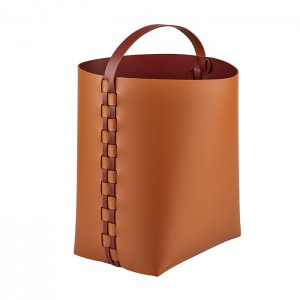 ADJ Корзина, 35x30xH45 см., цвет: коньяк/бордо ADJ Корзина, 35x30xH45 см., цвет: коньяк/бордо