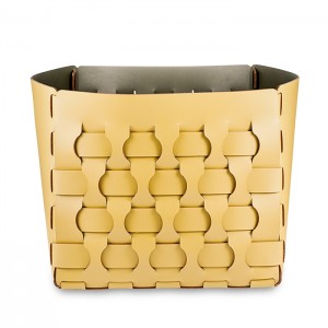 ADJ Корзинка Dubai, 35x40xH30 см., цвет: горчичный/оливковый ADJ Корзинка Dubai, 35x40xH30 см., цвет: горчичный/оливковый