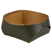 ADJ Корзинка Flora, 20x20xH9 см., цвет: оливковый/горчичный ADJ Корзинка Flora, 20x20xH9 см., цвет: оливковый/горчичный