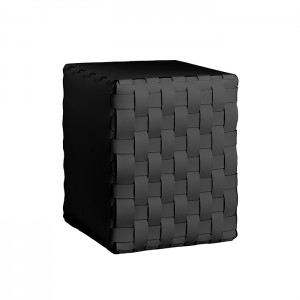 ADJ Пуф, 35x35xH40 см., цвет: черный/серый ADJ Пуф, 35x35xH40 см., цвет: черный/серый