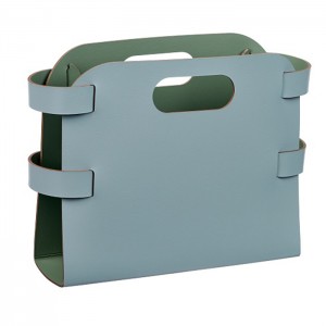 ADJ Журнальница, 16x36xH25 см., цвет: небесный/эвкалипт ADJ Журнальница, 16x36xH25 см., цвет: небесный/эвкалипт