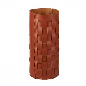 ADJ Зонтница Bottega, D22xH51 см., цвет: бордо/коньяк ADJ Зонтница Bottega, D22xH51 см., цвет: бордо/коньяк