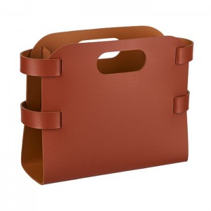 ADJ Журнальница, 16x36xH25 см., цвет: бордо/коньяк ADJ Журнальница, 16x36xH25 см., цвет: бордо/коньяк