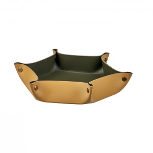 ADJ Мелочница, 15x18xH5 см., цвет: горчичный/оливковый ADJ Мелочница, 15x18xH5 см., цвет: горчичный/оливковый