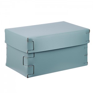 ADJ Коробка Snob, 25x15xH13,5 см., цвет: небесный/эвкалипт ADJ Коробка Snob, 25x15xH13,5 см., цвет: небесный/эвкалипт
