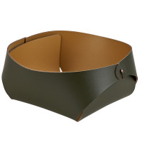 ADJ Корзинка Flora, 15x15xH7 см., цвет: оливковый/горчичный ADJ Корзинка Flora, 15x15xH7 см., цвет: оливковый/горчичный