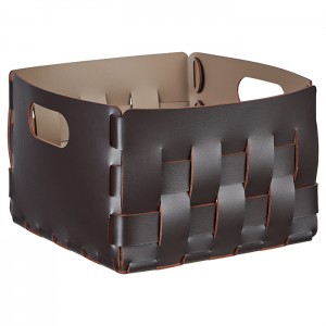 ADJ Корзинка Bottega, 25x25xH20 см., цвет: шоколад/капучино ADJ Корзинка Bottega, 25x25xH20 см., цвет: шоколад/капучино