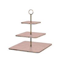 ADJ Сервировочная стойка 30x30xH35см., ручка круглая, цвет: пепельная роза/фурнитура бронза ADJ Сервировочная стойка 30x30xH35см., ручка круглая, цвет: пепельная роза/фурнитура бронза