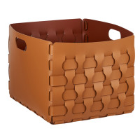ADJ Корзинка Dubai, 35x40xH30 см., цвет: коньяк/бордо ADJ Корзинка Dubai, 35x40xH30 см., цвет: коньяк/бордо