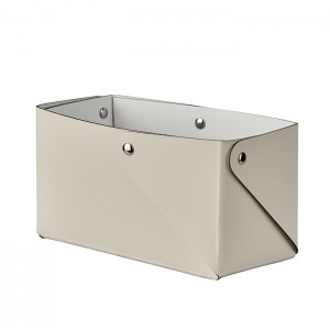 ADJ Коробочка MIU 7x17xH8 см., цвет: панна котта/белый ADJ Коробочка MIU 7x17xH8 см., цвет: панна котта/белый