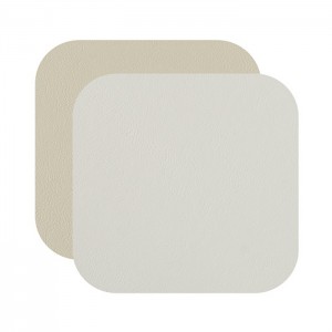 ADJ Костер 12x12см., квадратный, натуральная кожа, цвет: белый/панна котта ADJ Костер 12x12см., квадратный, натуральная кожа, цвет: белый/панна котта