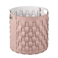 ADJ Круглая корзина Bottega, D40xH40 см., цвет: пепельная роза/устричный