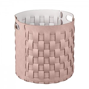 ADJ Круглая корзина Bottega, D40xH40 см., цвет: пепельная роза/устричный ADJ Круглая корзина Bottega, D40xH40 см., цвет: пепельная роза/устричный