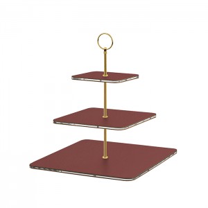 ADJ Сервировочная стойка 30x30xH35см., ручка круглая, цвет: бордовый/фурнитура золото ADJ Сервировочная стойка 30x30xH35см., ручка круглая, цвет: бордовый/фурнитура золото