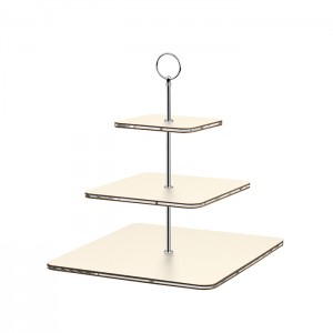 ADJ Сервировочная стойка 30x30xH35см., ручка круглая, цвет: панна котта/фурнитура хром ADJ Сервировочная стойка 30x30xH35см., ручка круглая, цвет: панна котта/фурнитура хром