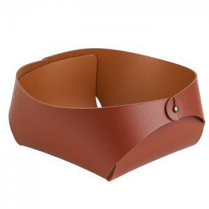 ADJ Корзинка Flora, 15x15xH7 см., цвет: бордо/коньяк ADJ Корзинка Flora, 15x15xH7 см., цвет: бордо/коньяк