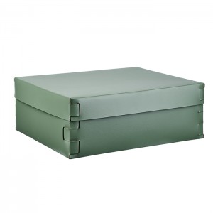 ADJ Коробка Snob, 36x30xH13,5 см., цвет: эвкалипт/небесный ADJ Коробка Snob, 36x30xH13,5 см., цвет: эвкалипт/небесный