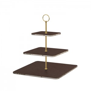 ADJ Сервировочная стойка 30x30xH35см., ручка круглая, цвет: шоколад/фурнитура золото ADJ Сервировочная стойка 30x30xH35см., ручка круглая, цвет: шоколад/фурнитура золото