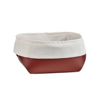 ADJ Корзина для хлеба, 20x20xH9 см., цвет: бордо/коньяк ADJ Корзина для хлеба, 20x20xH9 см., цвет: бордо/коньяк