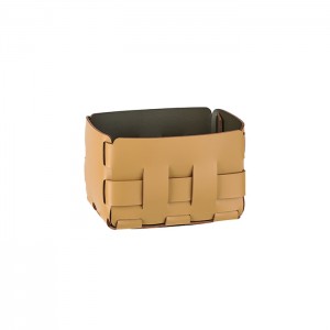 ADJ Корзинка Mini Bottega, 12x19xH13 см., цвет: горчичный/оливковый ADJ Корзинка Mini Bottega, 12x19xH13 см., цвет: горчичный/оливковый