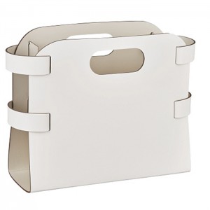 ADJ Журнальница, 16x36xH25 см., цвет: белый/панна котта ADJ Журнальница, 16x36xH25 см., цвет: белый/панна котта