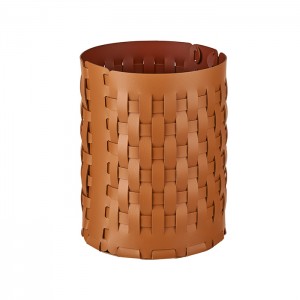 ADJ Корзина Bottega, D20xH25 см., цвет: коньяк/бордо ADJ Корзина Bottega, D20xH25 см., цвет: коньяк/бордо