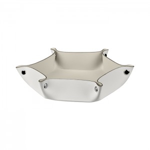 ADJ Мелочница, 15x18xH5 см., цвет: белый/панна котта ADJ Мелочница, 15x18xH5 см., цвет: белый/панна котта