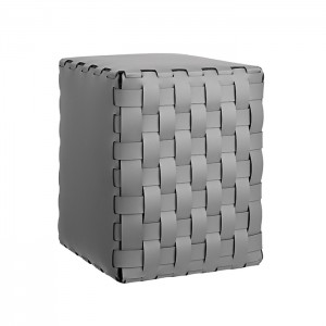 ADJ Пуф, 35x35xH40 см., цвет: серый/черный ADJ Пуф, 35x35xH40 см., цвет: серый/черный